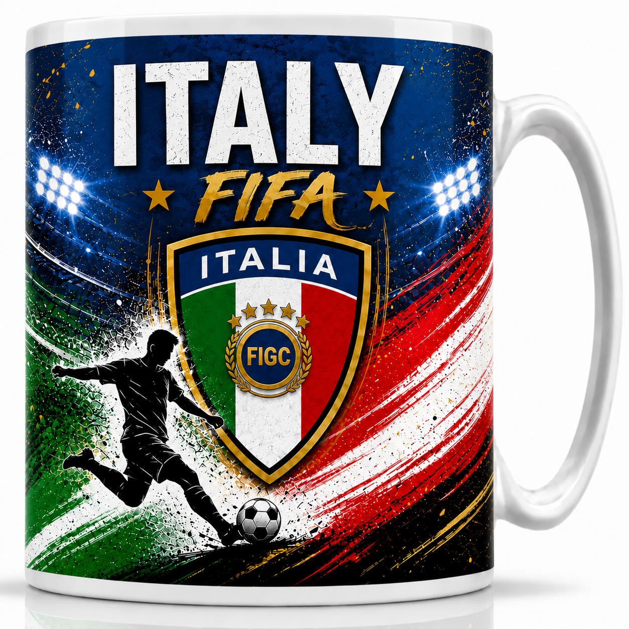 FIFA 2026 Italy Football All Over Print Mug