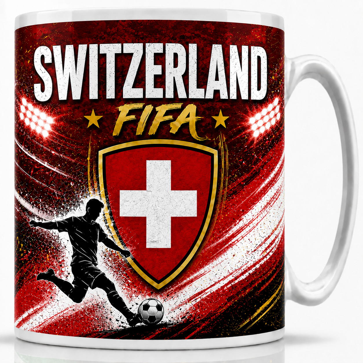 FIFA 2026 Switzerland Football All Over Print Mug