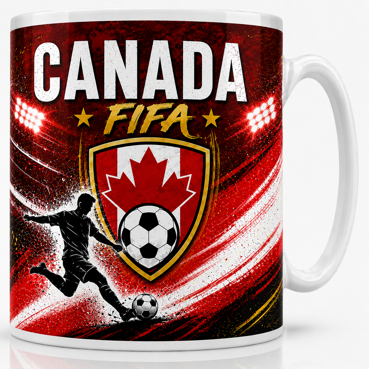 FIFA 2026 Canada Football All Over Print Mug