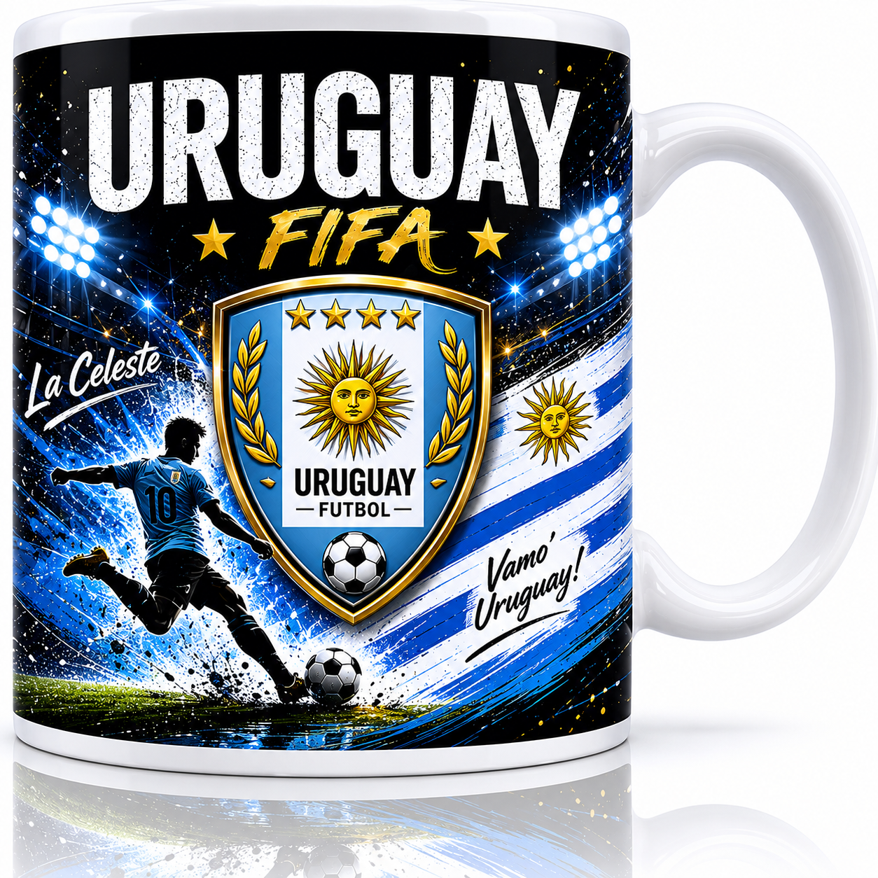 FIFA 2026 Uruguay Football All Over Print Mug