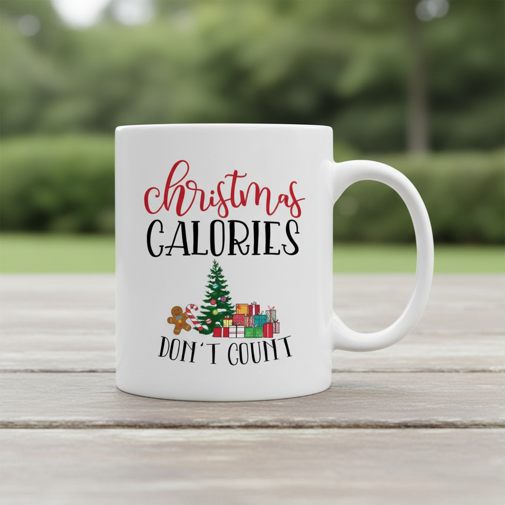 Christmas Calories Printed Mug