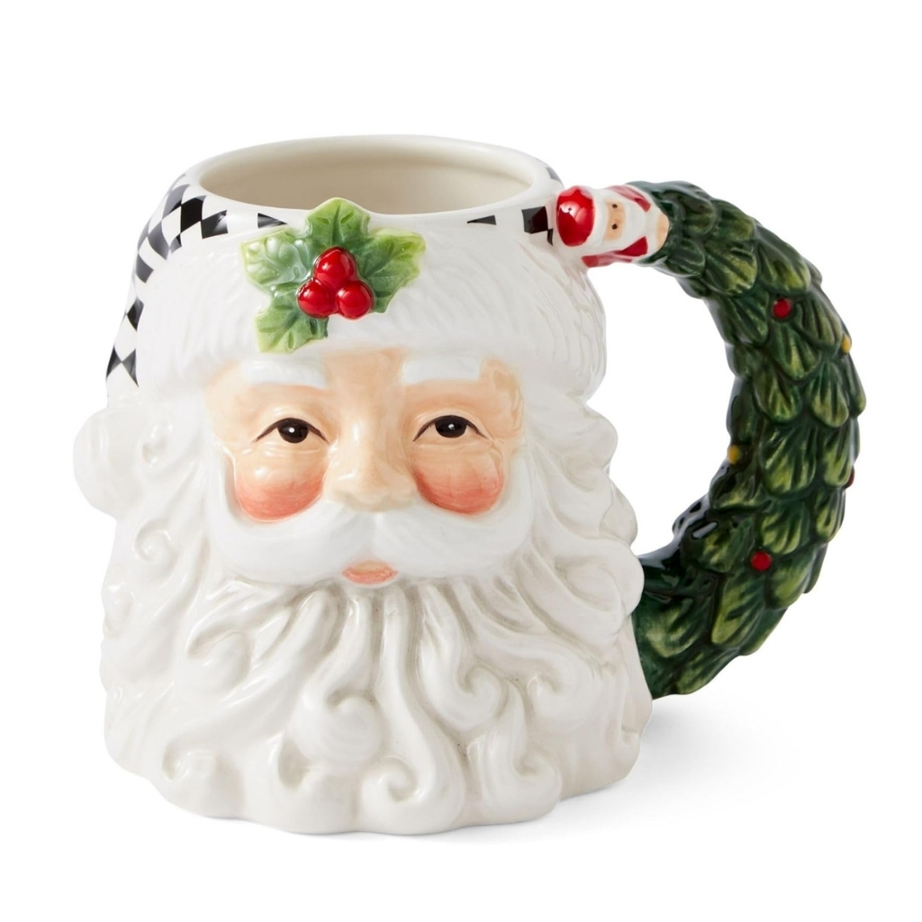 Christmas Tree Snowman Toby Mug