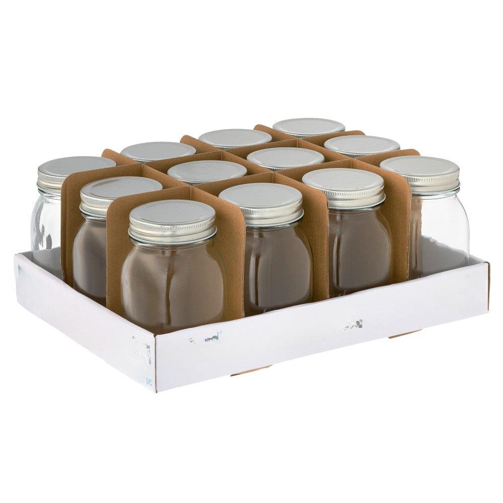 12 Sets Clear Glass Pint Mugs – Elegant and Durable Drinkware-Mineral Mug