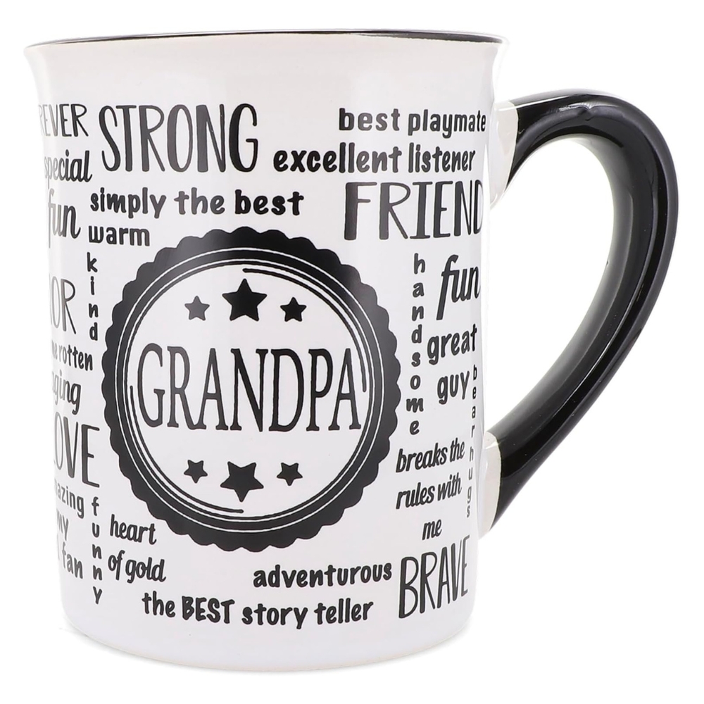 16oz Large Ceramic Grandpa Coffee Cup