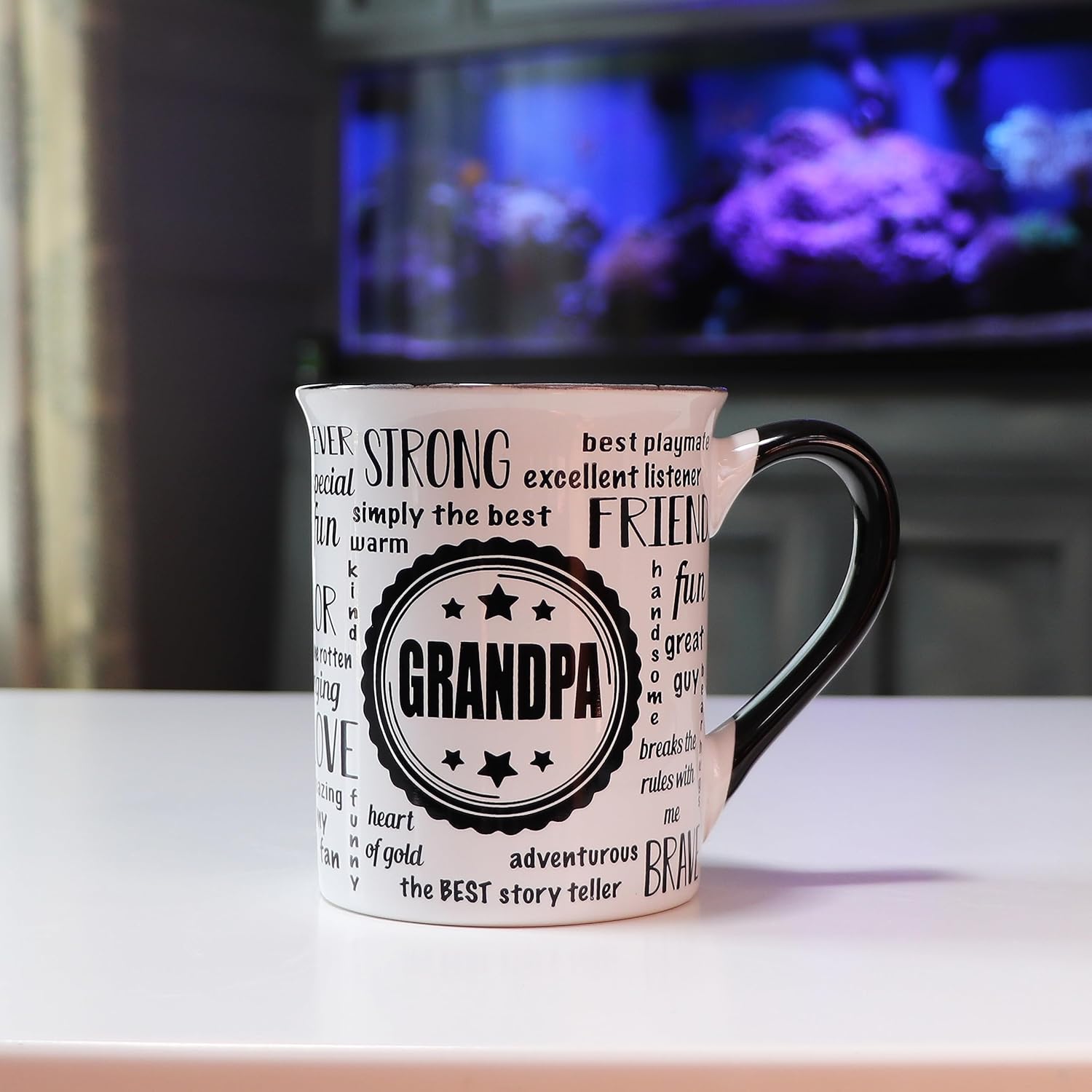 16oz Large Ceramic Grandpa Coffee Cup
