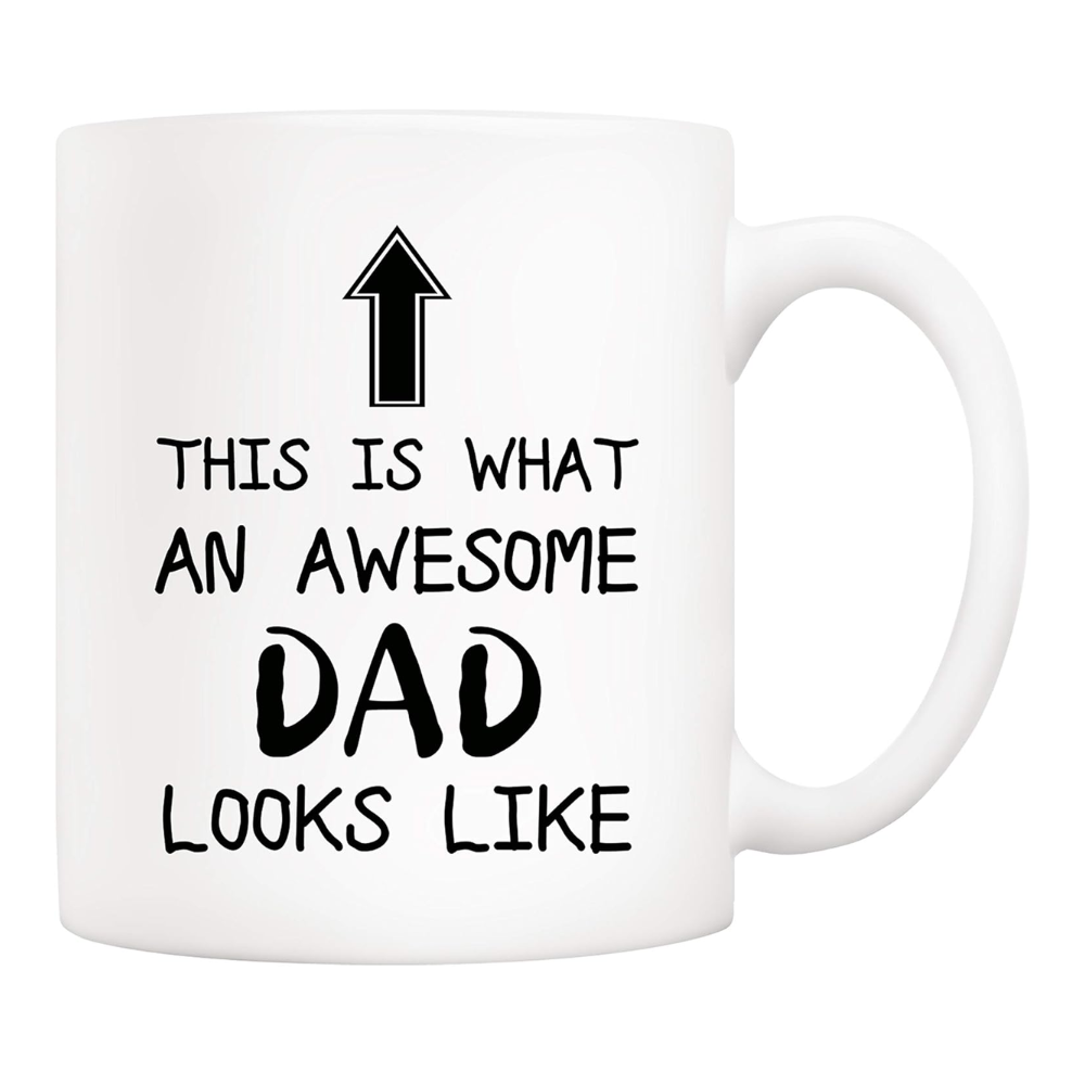 11 oz Ceramic Funny Awesome Dad Coffee Mug Novelty Drinkware