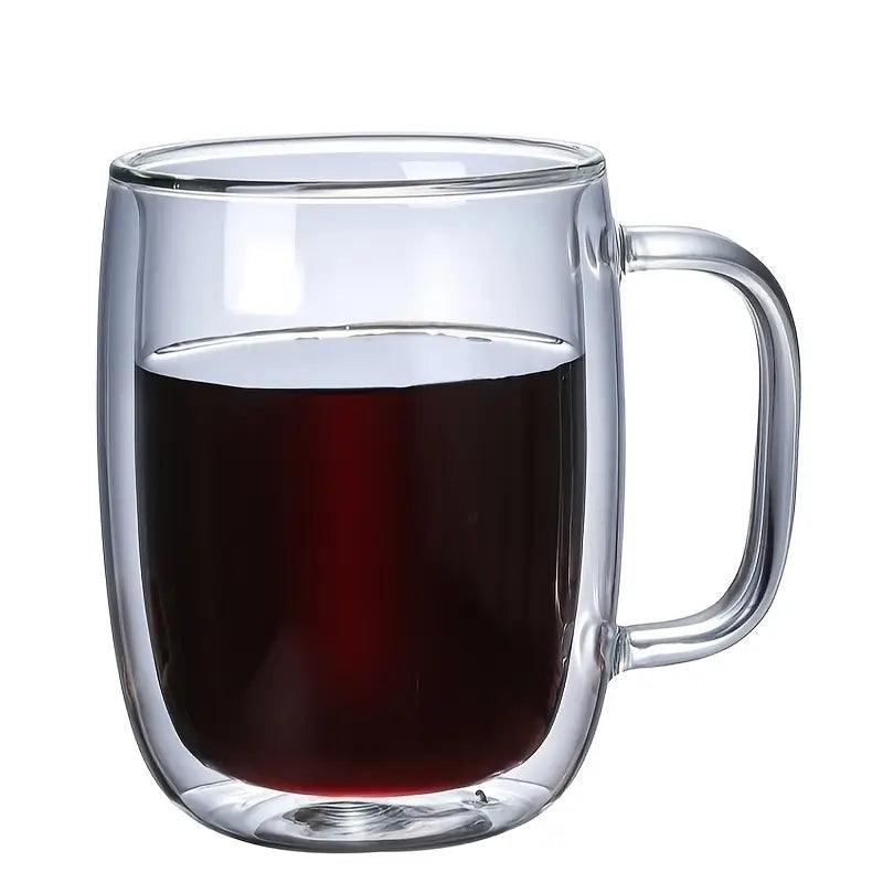 Double Layer Glass Cups-Mineral Mug