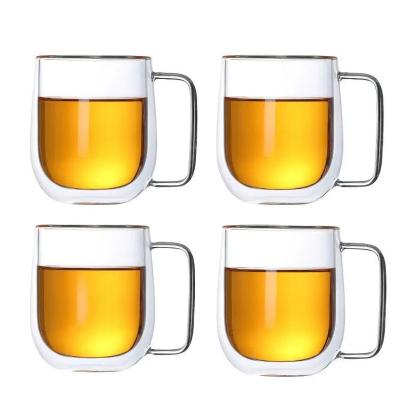 Double Layer Glass Cups-Mineral Mug