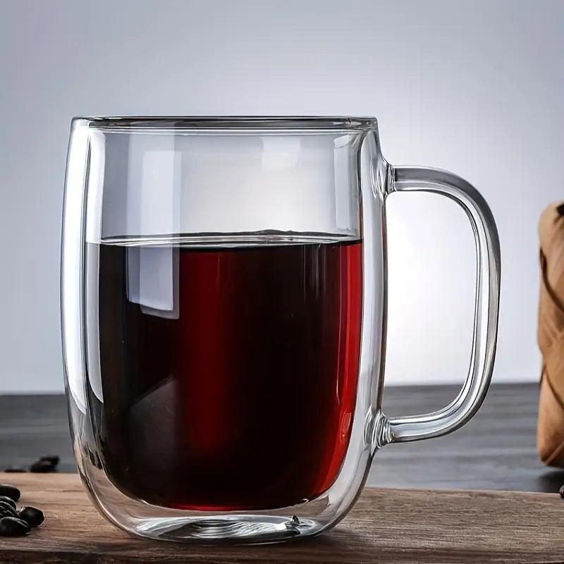 Double Layer Glass Cups-Mineral Mug