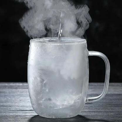 Double Layer Glass Cups-Mineral Mug