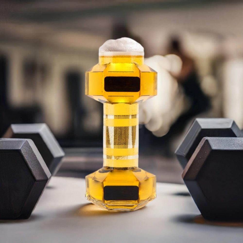 Dumbbell Shaped Beverage Glass-Mineral Mug