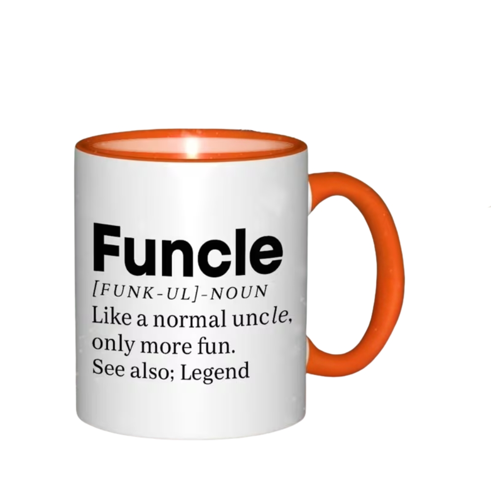 Ceramic Mug with Funny Uncle - Dishwasher & Suitable for Hot/Cold Drink