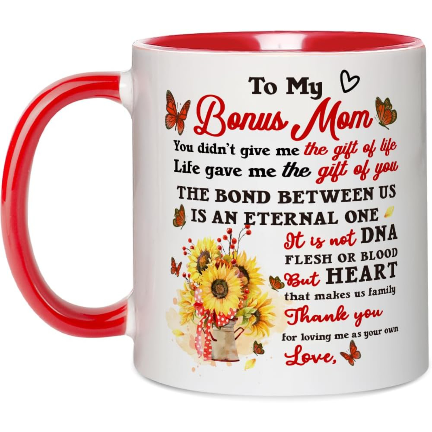 Funny Coffee Mug Gifts for Step Mom from Daughter Son Stepdaughter