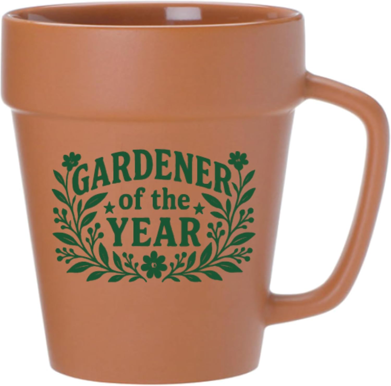 Flower Pot Gardening Coffee Mug 14oz Funny Plant Lover Cup