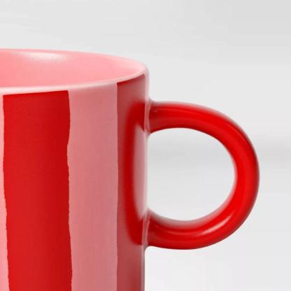 16 Oz Striped Patterned Mug - Vibrant and Cheerful Drinkware - Mineral Mug