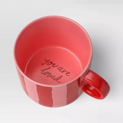 16 Oz Striped Patterned Mug - Vibrant and Cheerful Drinkware - Mineral Mug