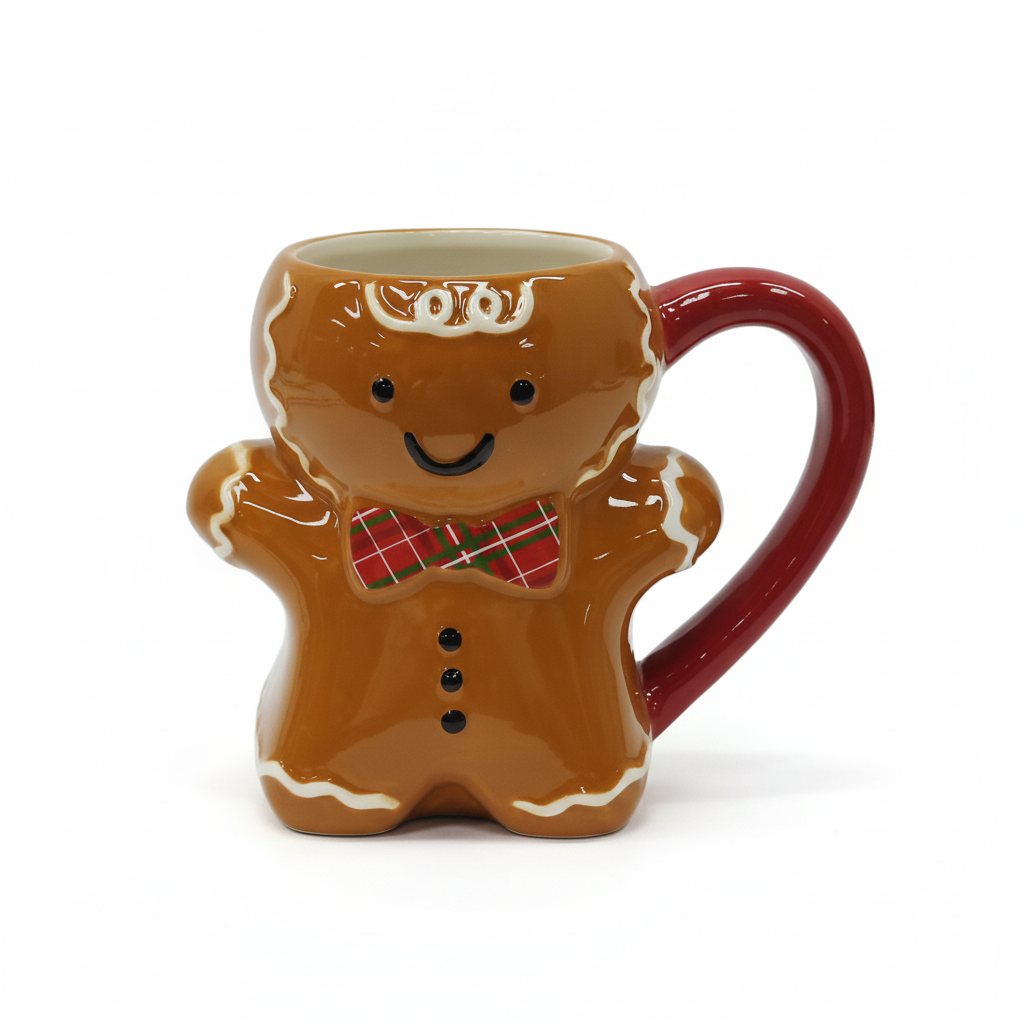 16oz Gingerbread Ceramic Mug