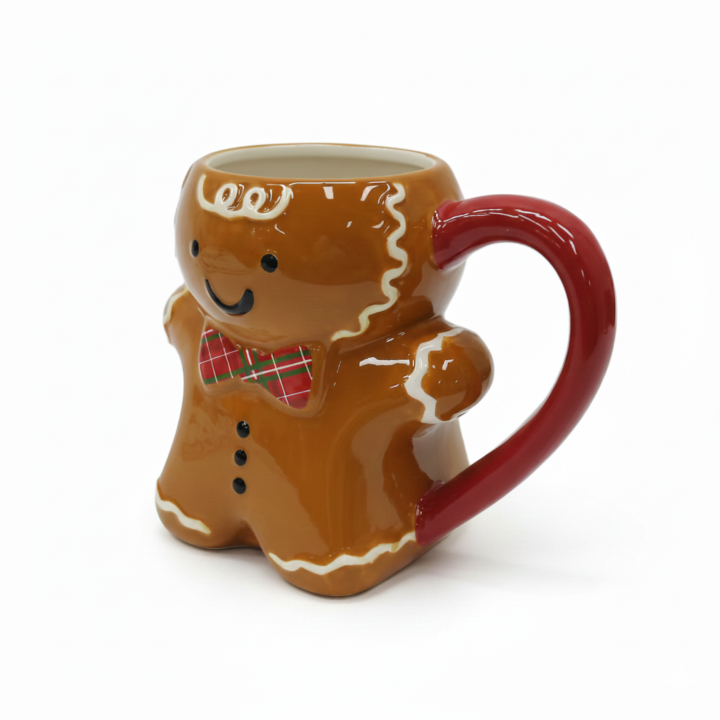 16oz Gingerbread Ceramic Mug
