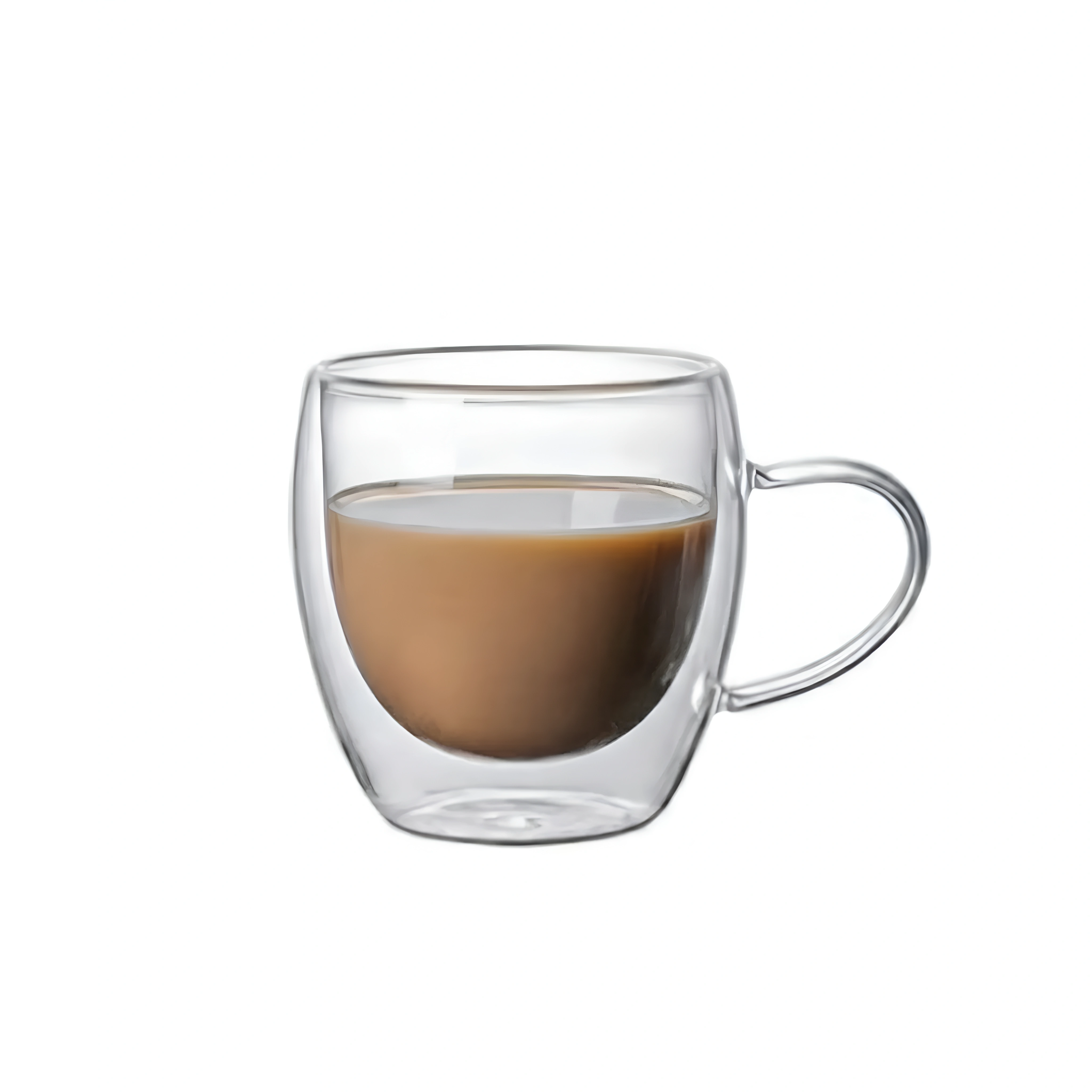 Double-Wall Glass Coffee Mug Set
