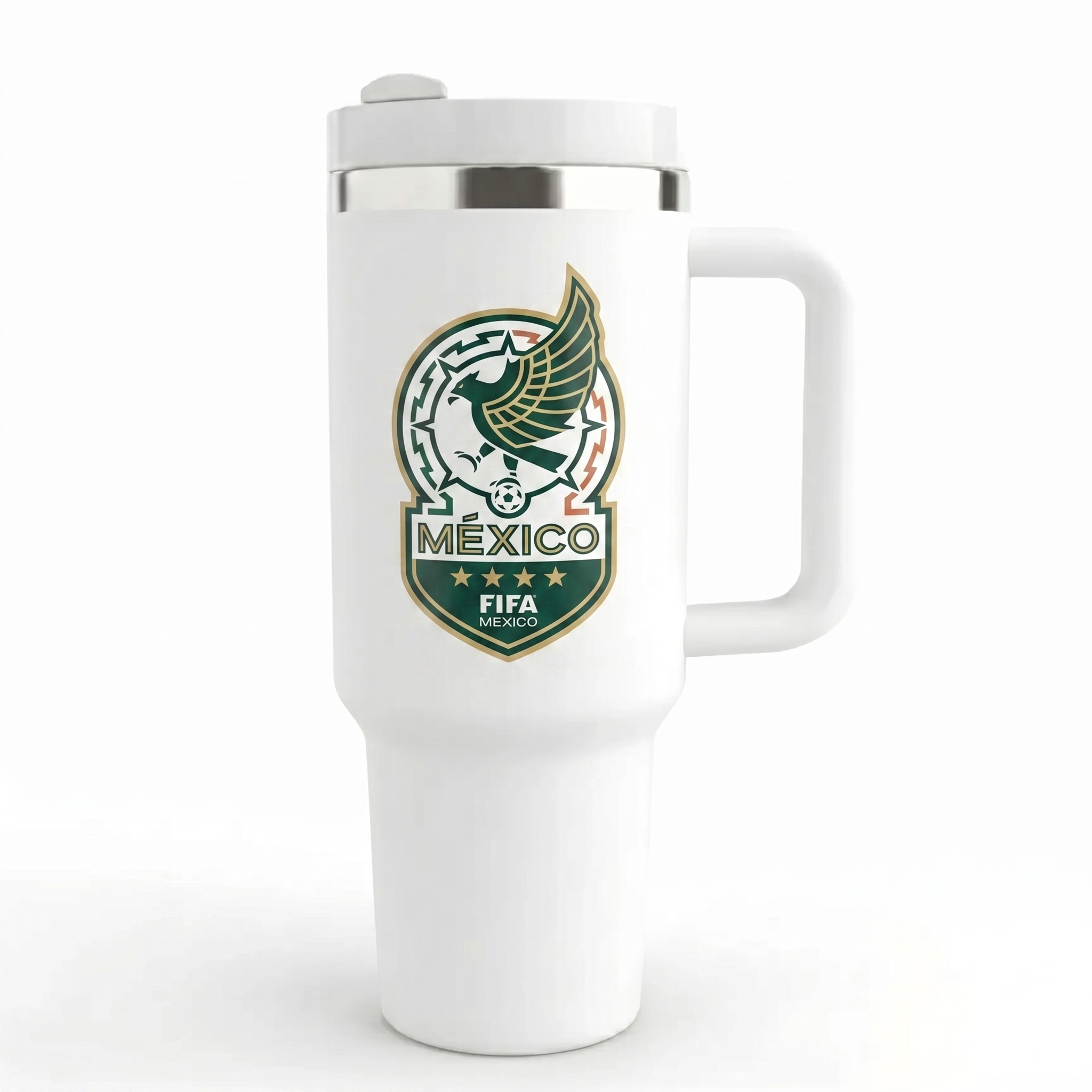 FIFA 2026 Mexico Soccer Sports Themed 40oz Tumbler With Straw And Lid