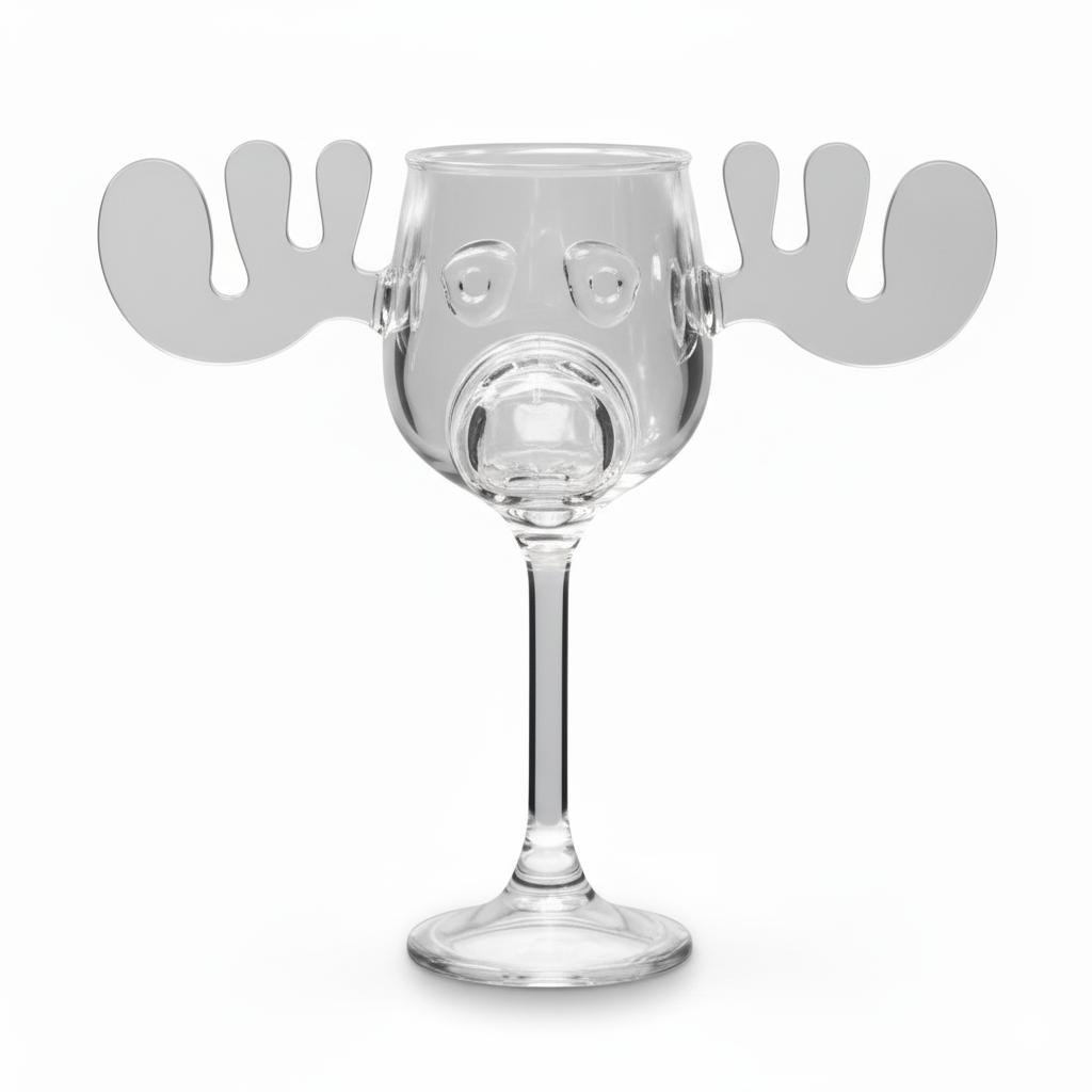Novelty Moose Glass For Parties