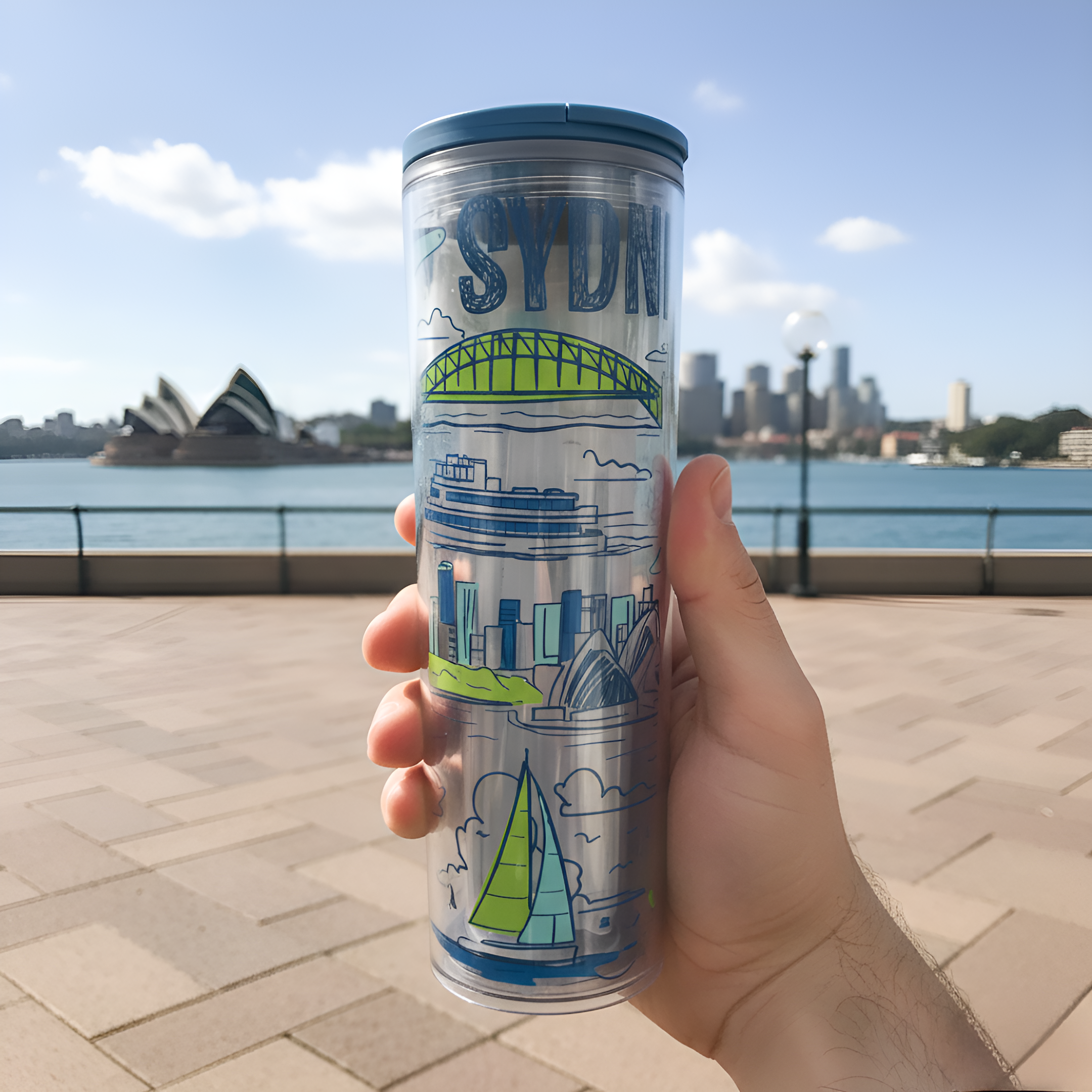Sydney Illustrated City Landmark Series Tumbler