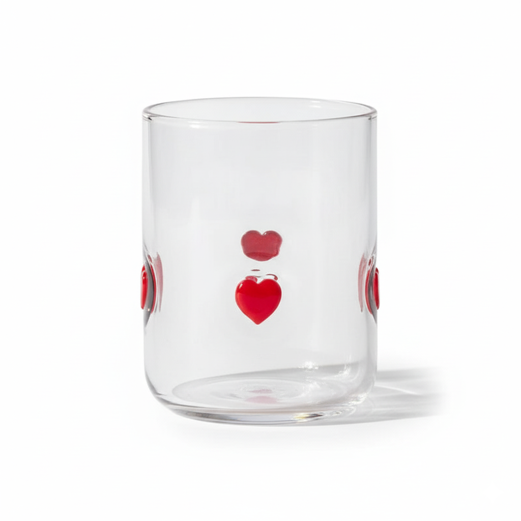Handcrafted Clear Glass Tumblers