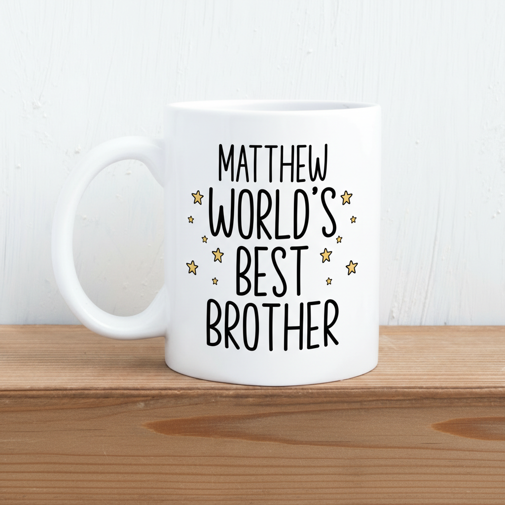 Personalised Brother Gift Mug