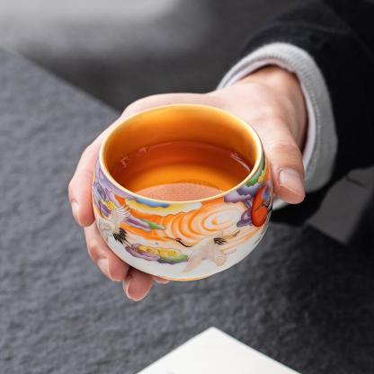 Handcrafted Ceramic Tea Cup-Mineral Mug