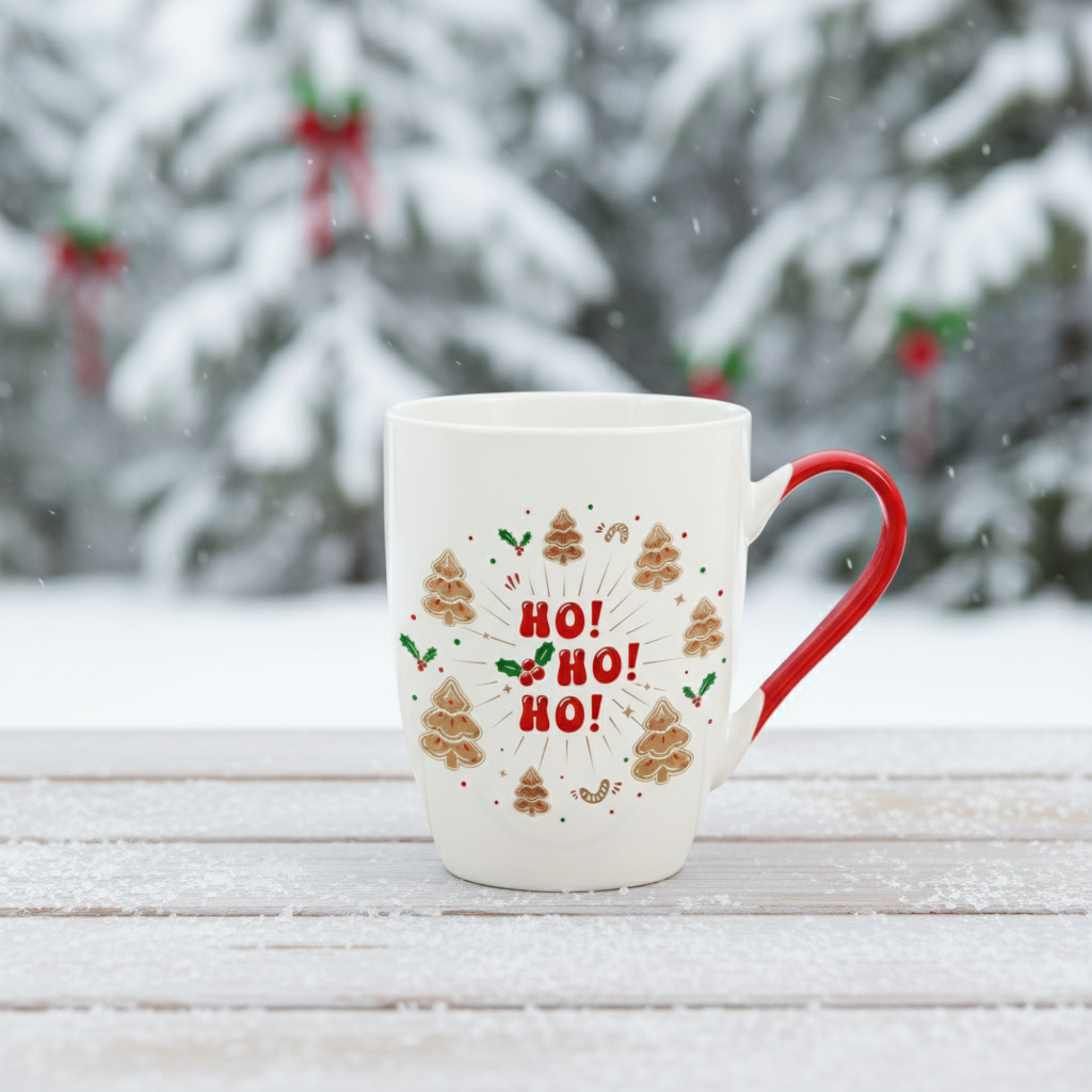 Holiday Cheer Ceramic Mug Gift Set