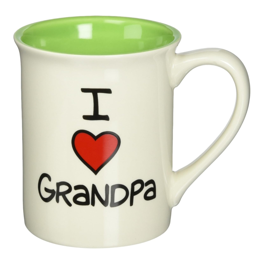 Our Name is Mud “I Heart Grandpa” Mug - 16 oz