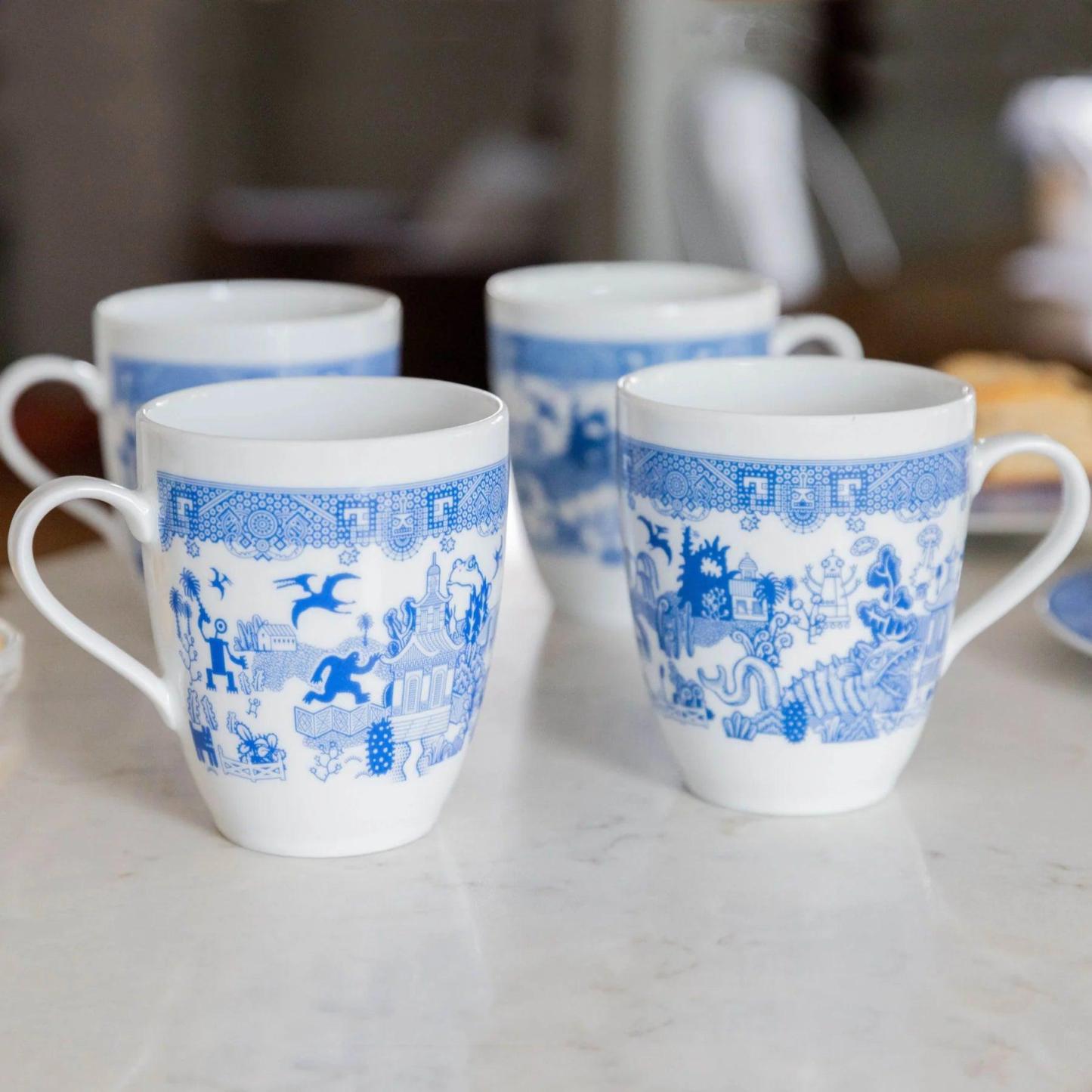 Things Could Be Worse Porcelain Mug - Ceramic Vintage Coffee Mug-Mineral Mug
