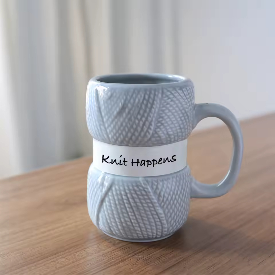 Knitting Pattern Design Coffee Mug