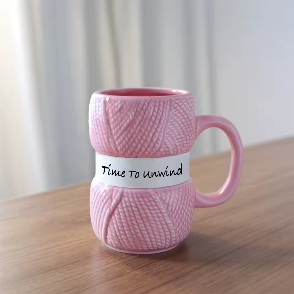 Knitting Pattern Design Coffee Mug