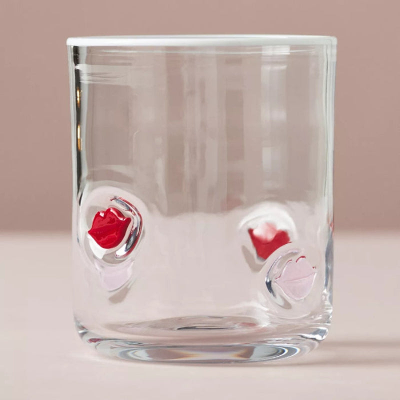 Charm Inlay Drinking Glass-Mineral Mug