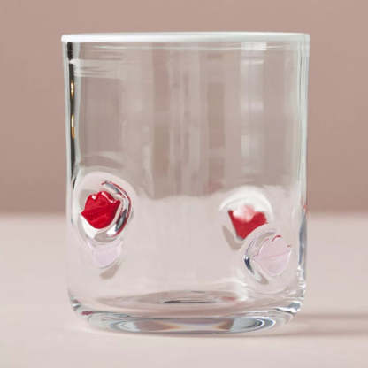 Clear Tumblers With Detailed Design - Mineral Mug