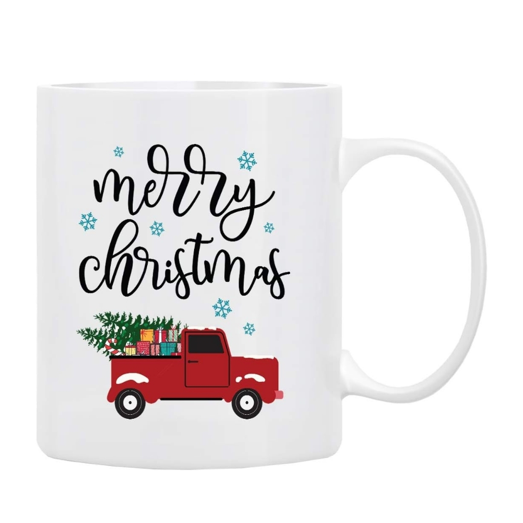 MERRY CHRISTMAS Holiday Coffee Mug 