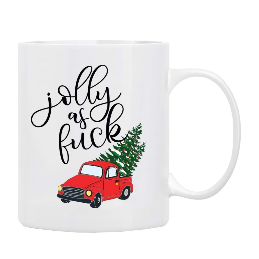 MERRY CHRISTMAS Holiday Coffee Mug 