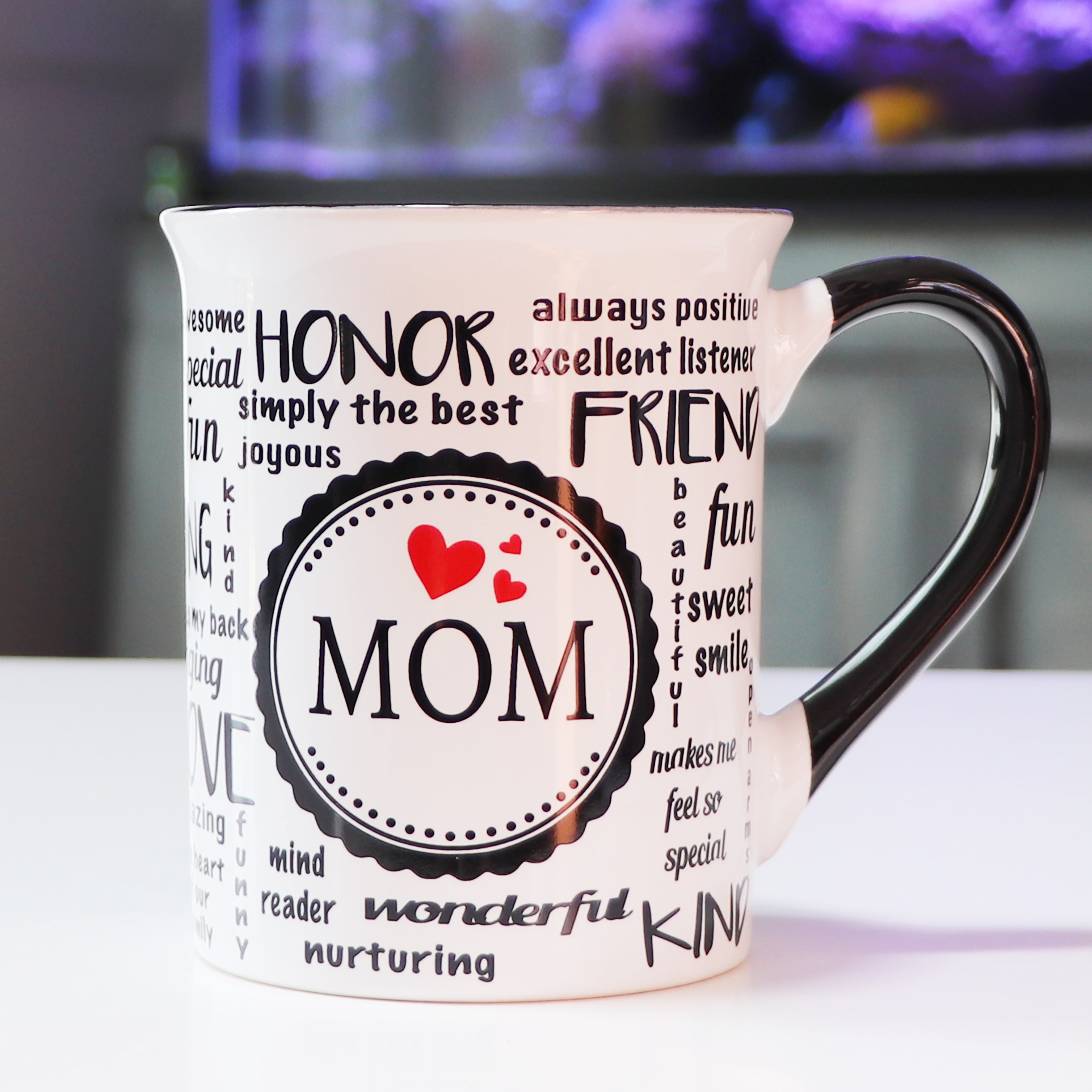 Mom Themed 16oz Ceramic Mug With Double Sided Print