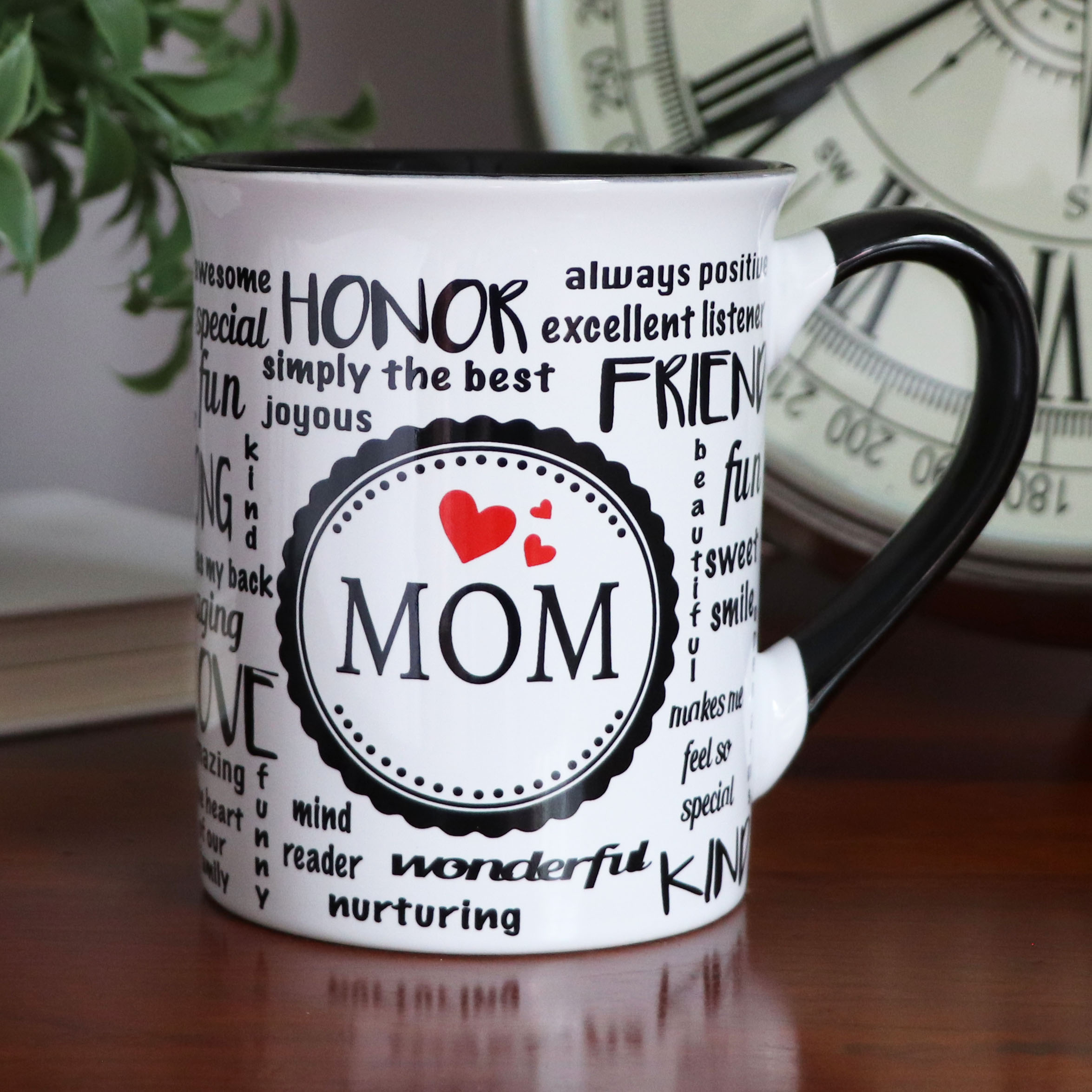 Mom Themed 16oz Ceramic Mug With Double Sided Print