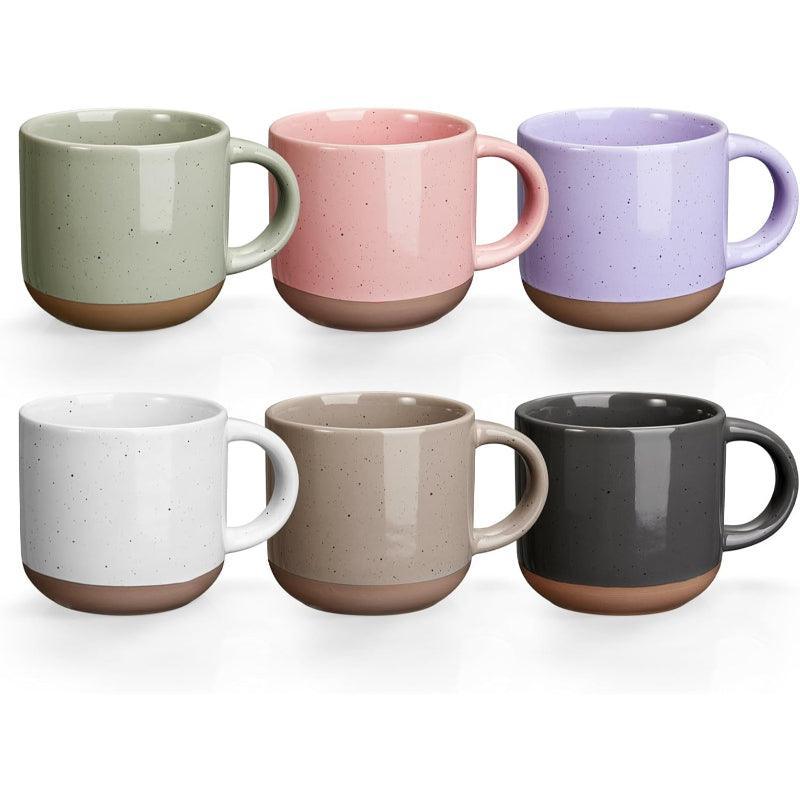 6 Sets Morandi Style Espresso Cups - Ceramic Cups for Espresso - Mineral Mug