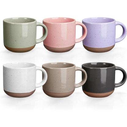 6 Sets Morandi Style Espresso Cups - Ceramic Cups for Espresso - Mineral Mug