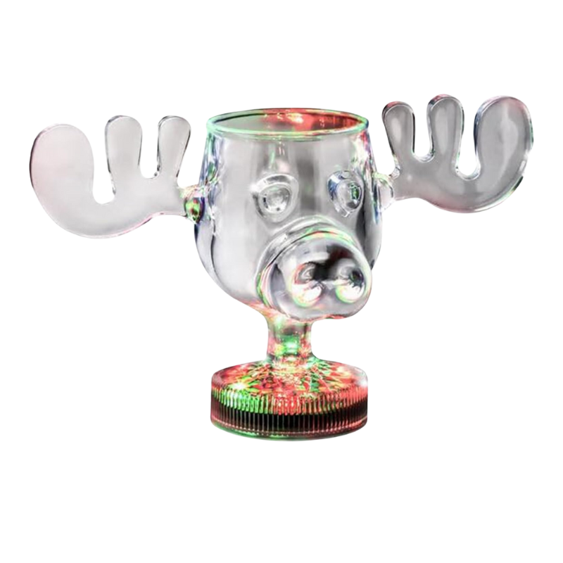 Novelty Moose Glass For Seasonal Gatherings-Mineral Mug