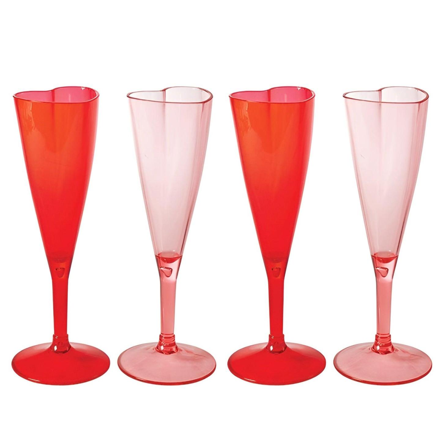 Cordate Shaped Flute Glasses-Mineral Mug