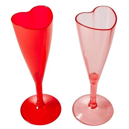 Cordate Shaped Flute Glasses-Mineral Mug