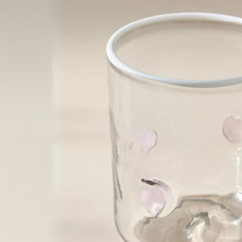 Handcrafted Clear Glass Tumblers-Mineral Mug