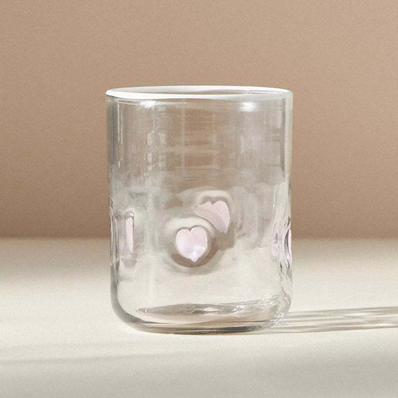 Handcrafted Clear Glass Tumblers-Mineral Mug