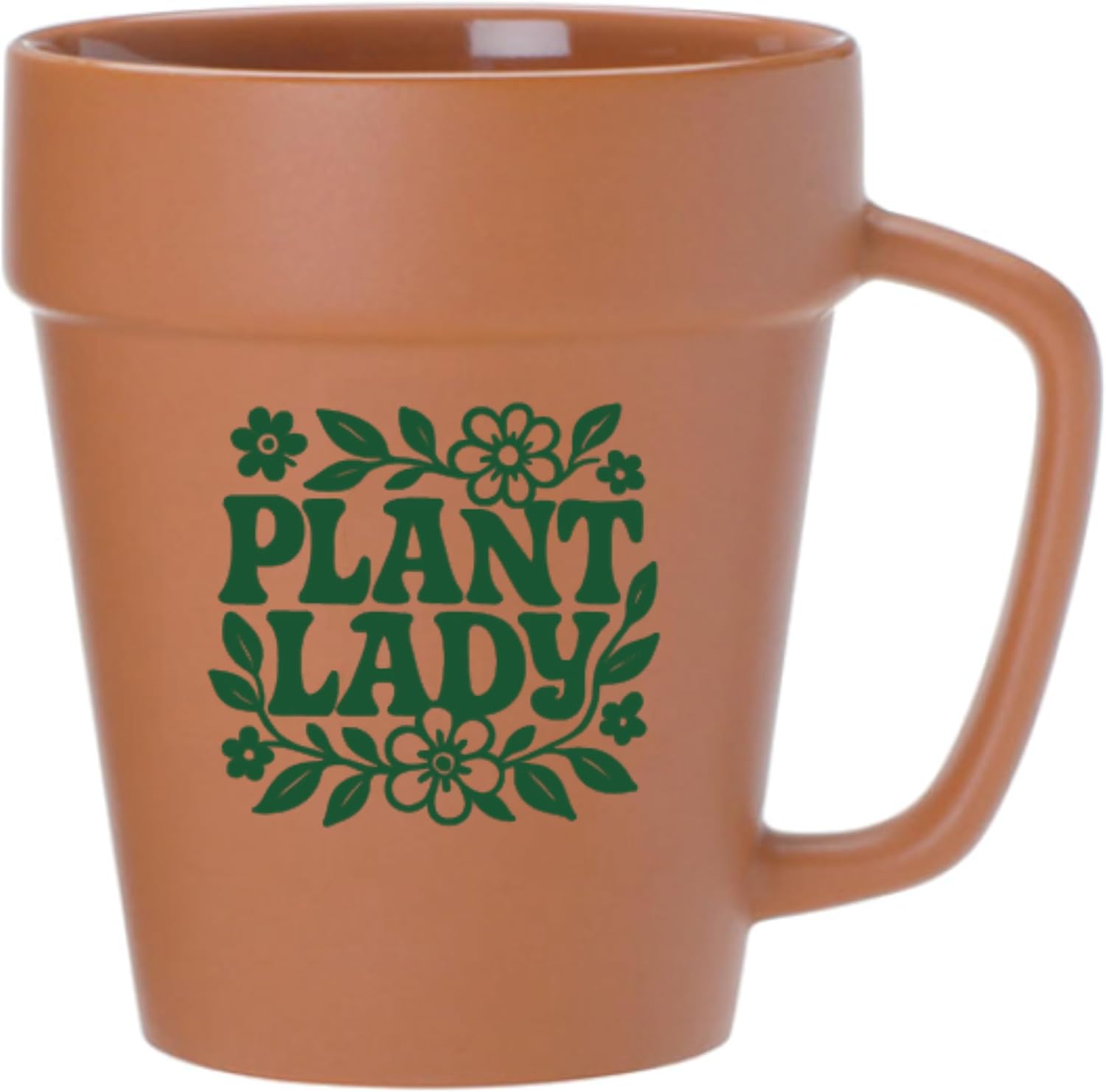 Flower Pot Gardening Coffee Mug 14oz Funny Plant Lover Cup