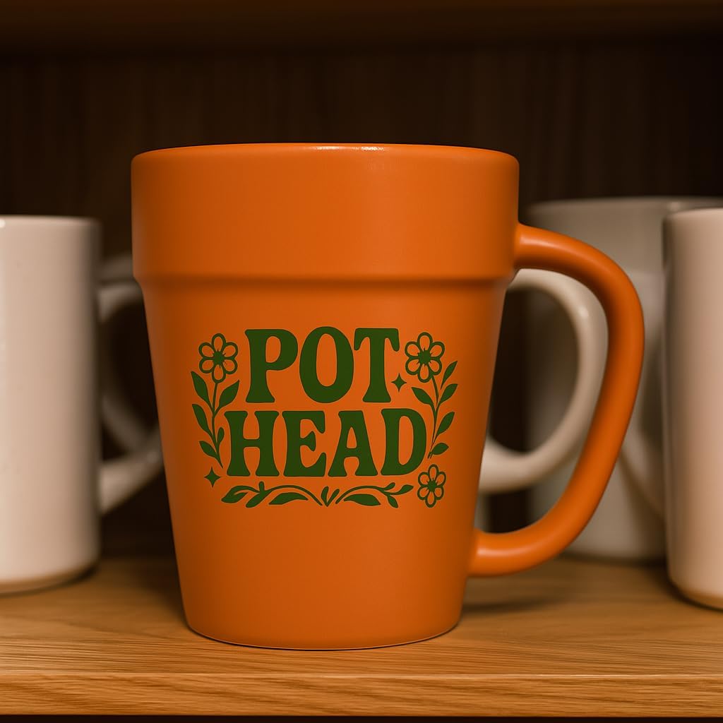 Flower Pot Gardening Coffee Mug 14oz Funny Plant Lover Cup