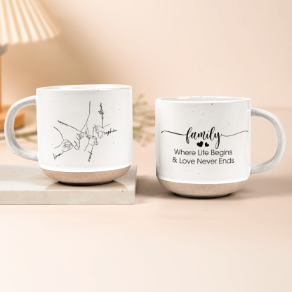 Personalized Ceramic Beverage Mug – Sentimental and Practical-Mineral Mug